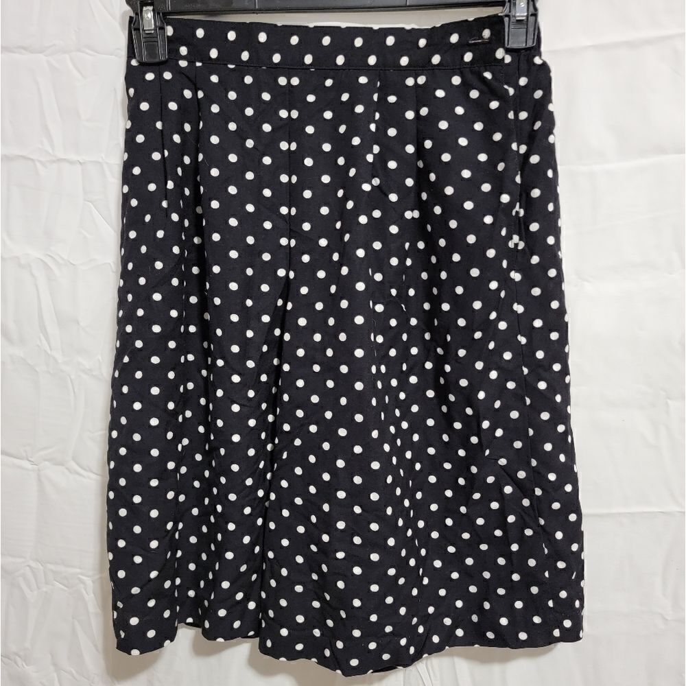 Katie Brooks polkadot skirt